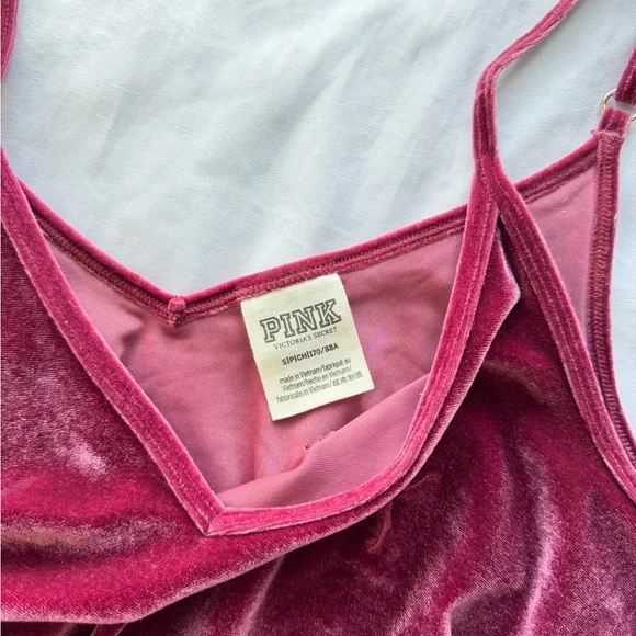 Victoria Secret Pink velvet tank top - Picture 3 of 4